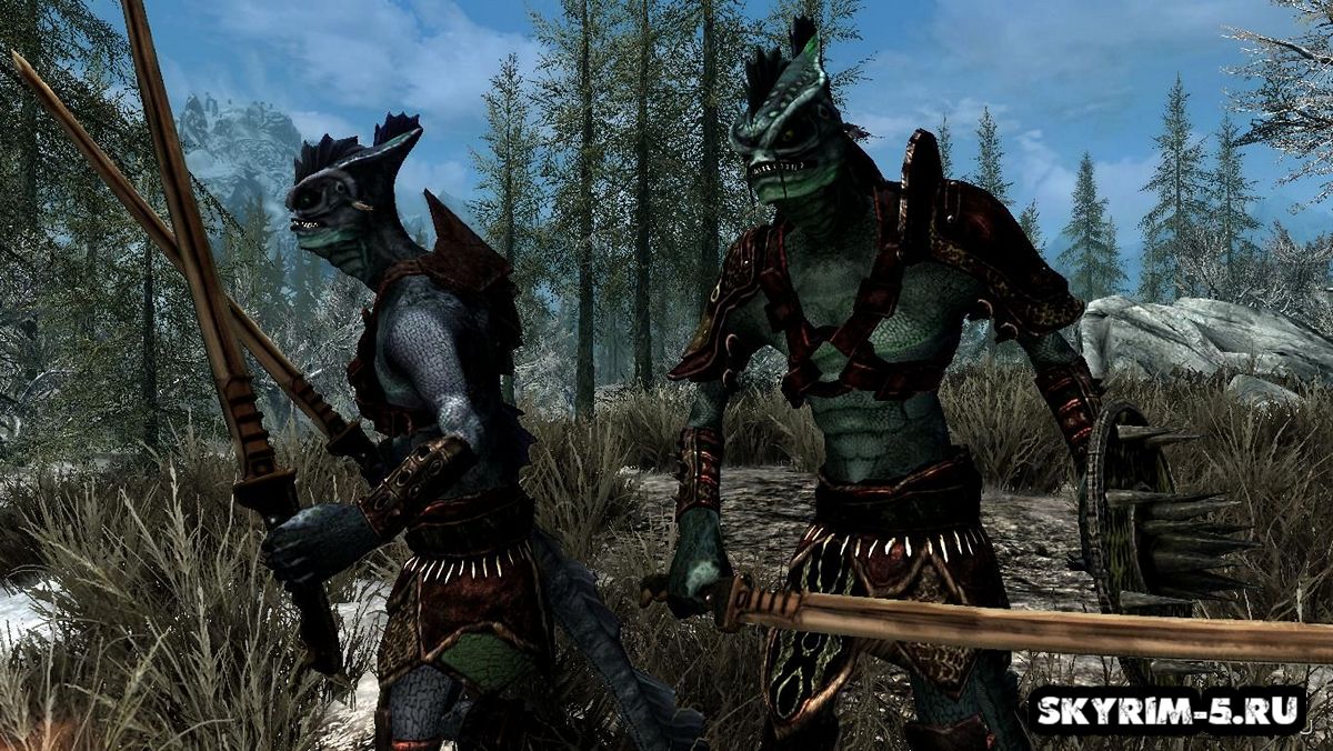 Наги в Skyrim