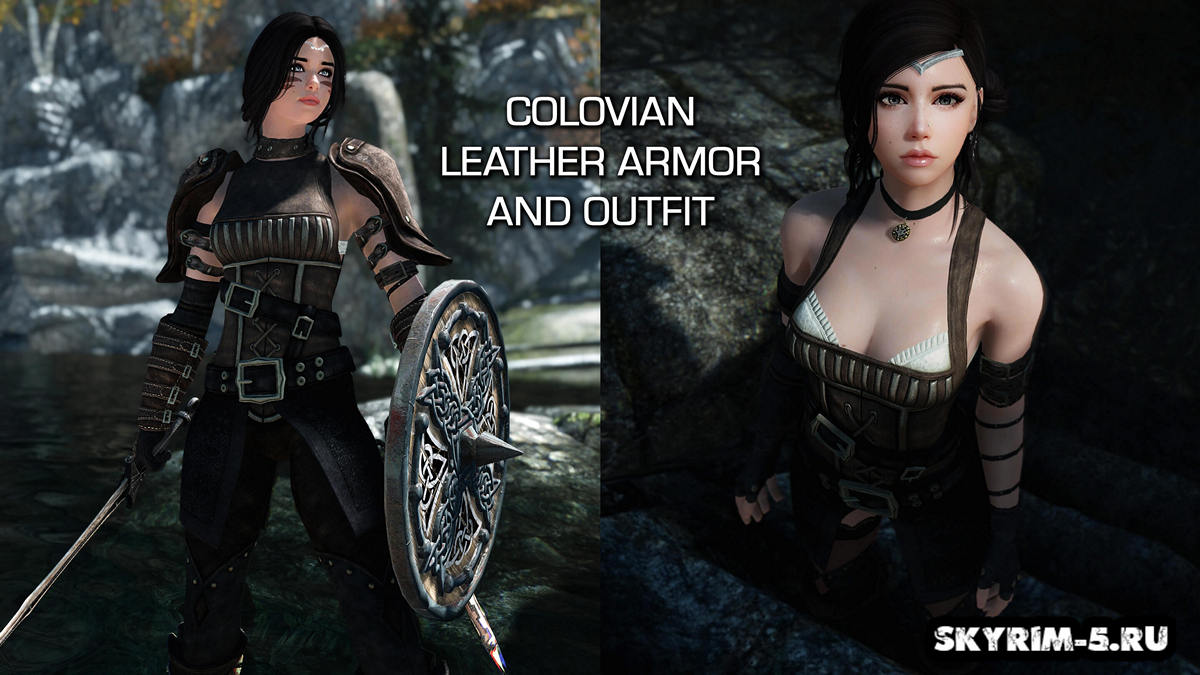 Colovian Leather Armor and Outfit - UNP