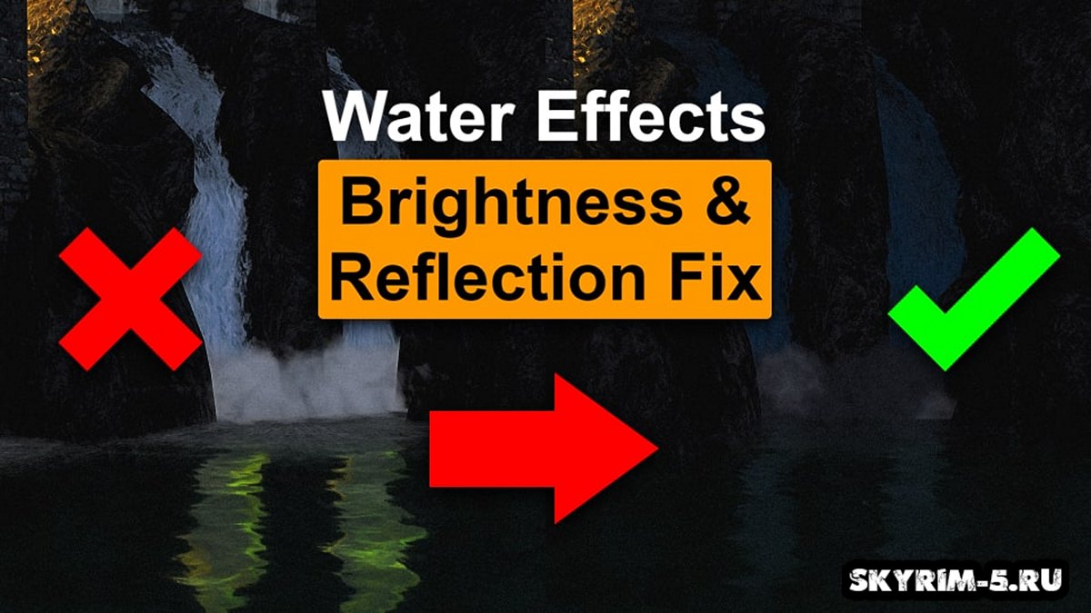 LE Water Effects Brightness and Reflection Fix