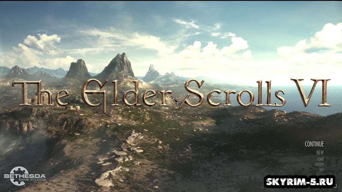 The Elder Scrolls 6 - Меню