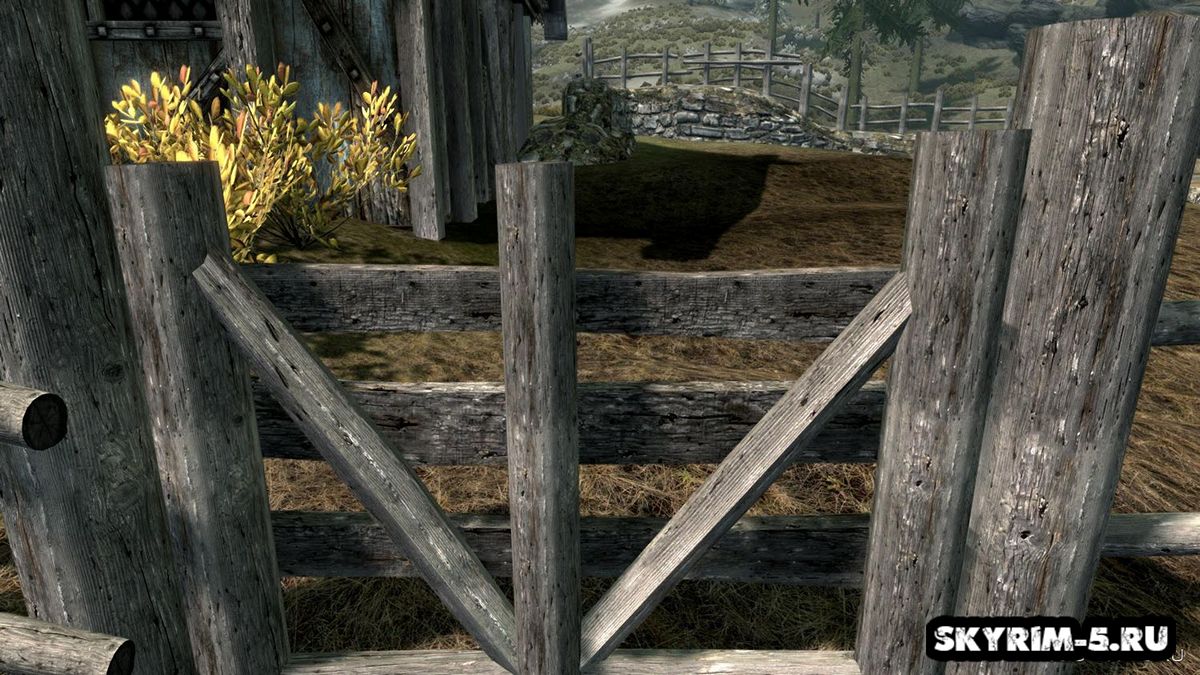 3D деревенские заборы