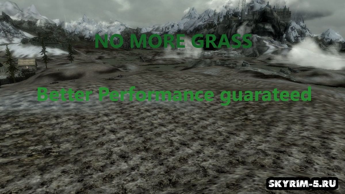 No More Grass - плагин для слабых компьютеров