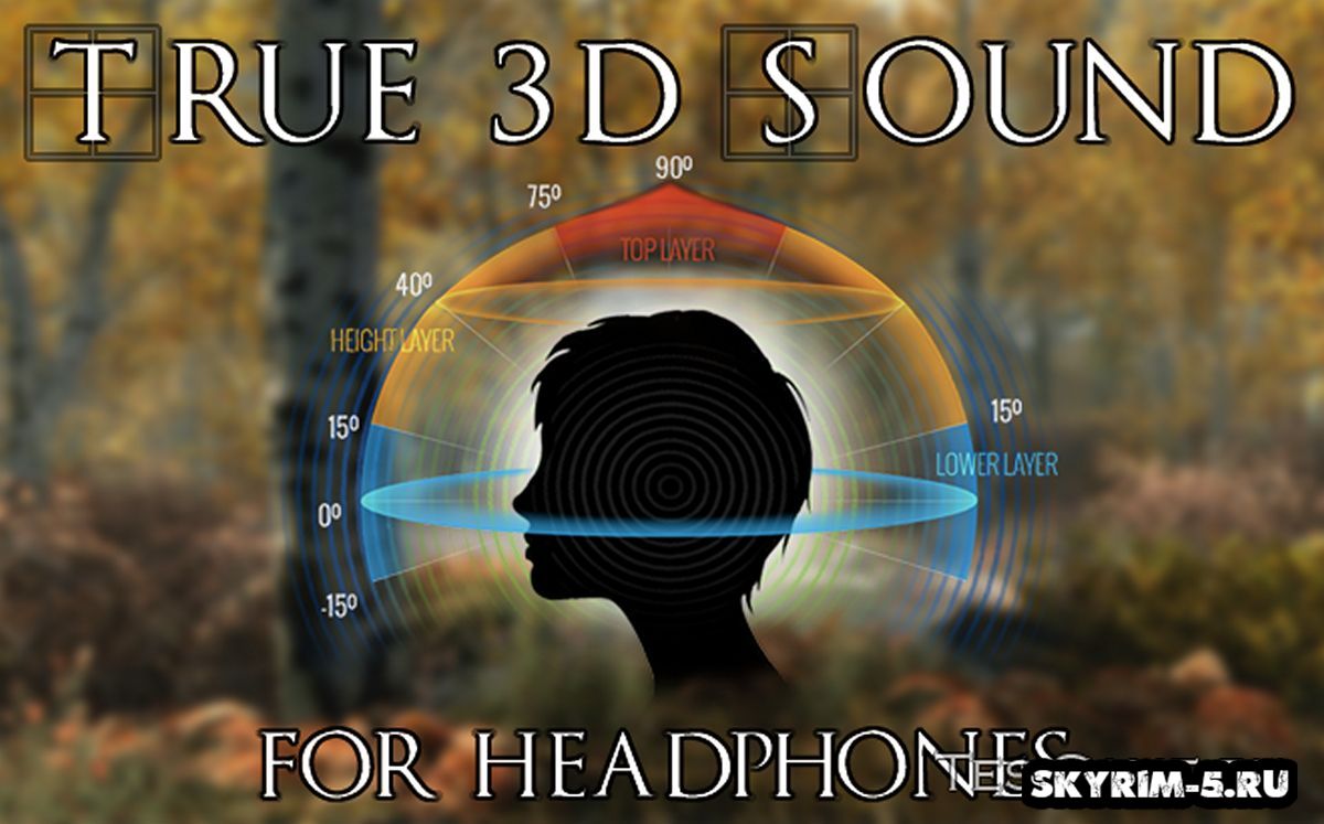 Объемный 3D звук в наушниках - Skyrim