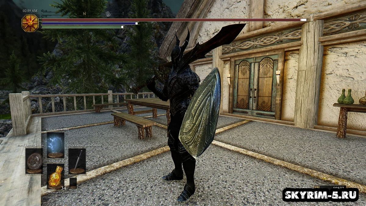 Щит черного рыцаря из Dark Souls