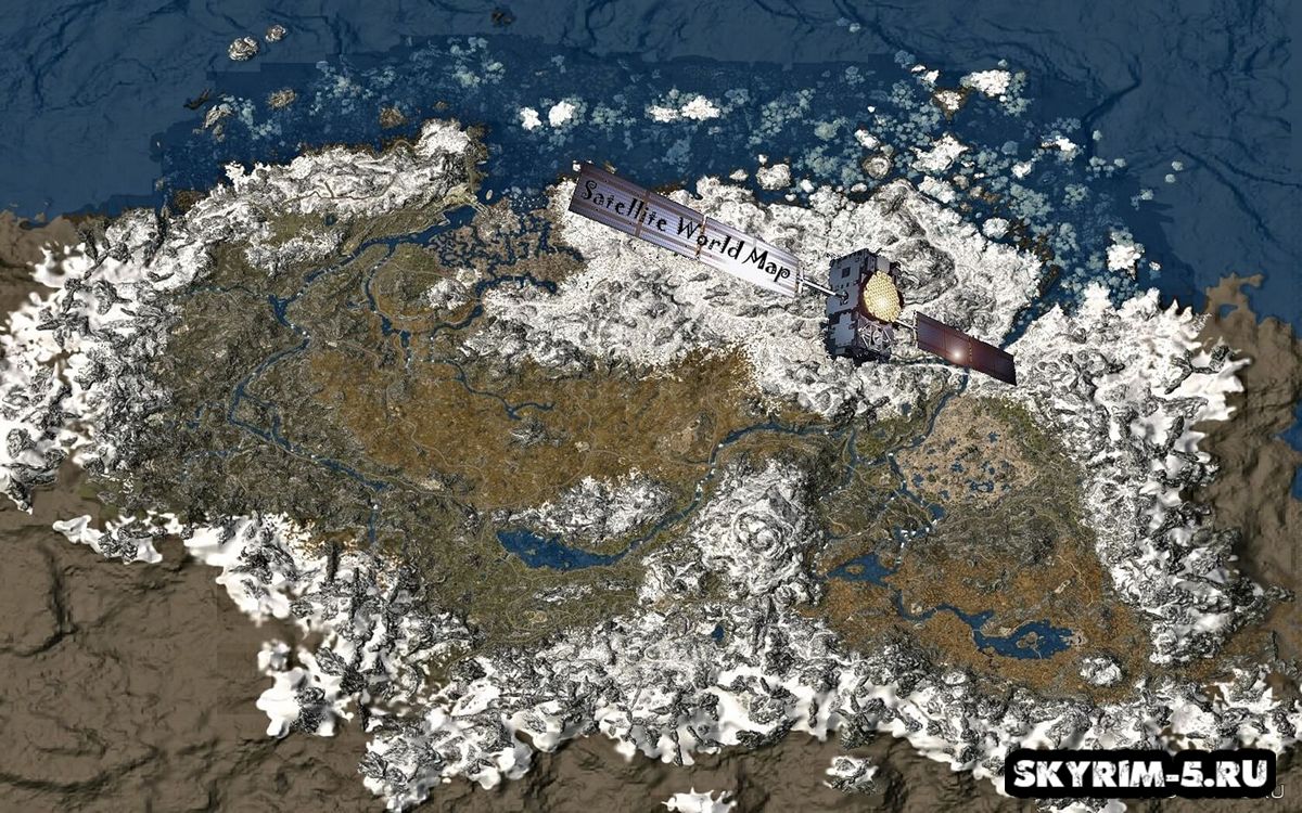 Satellite World Map