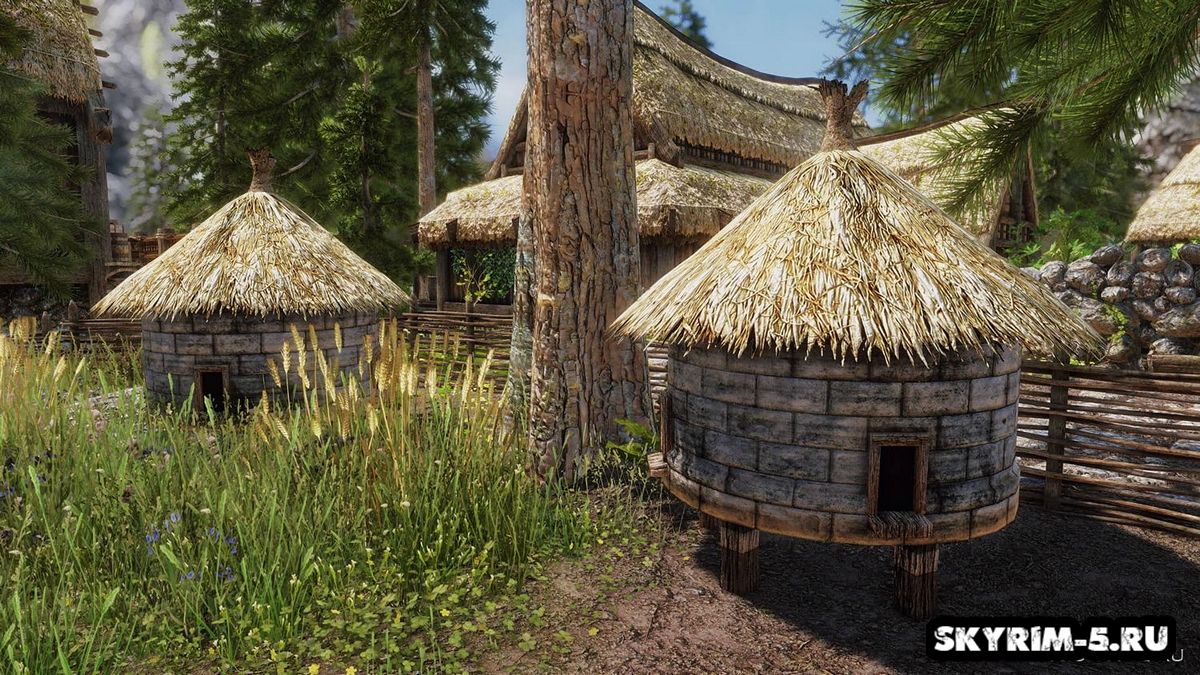 4к/2к ретекстур ульев в Skyrim