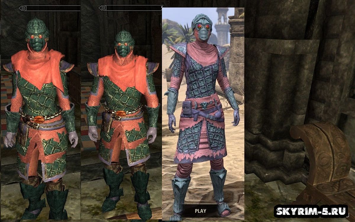 Сет мертвого Эшлендера из ESO
