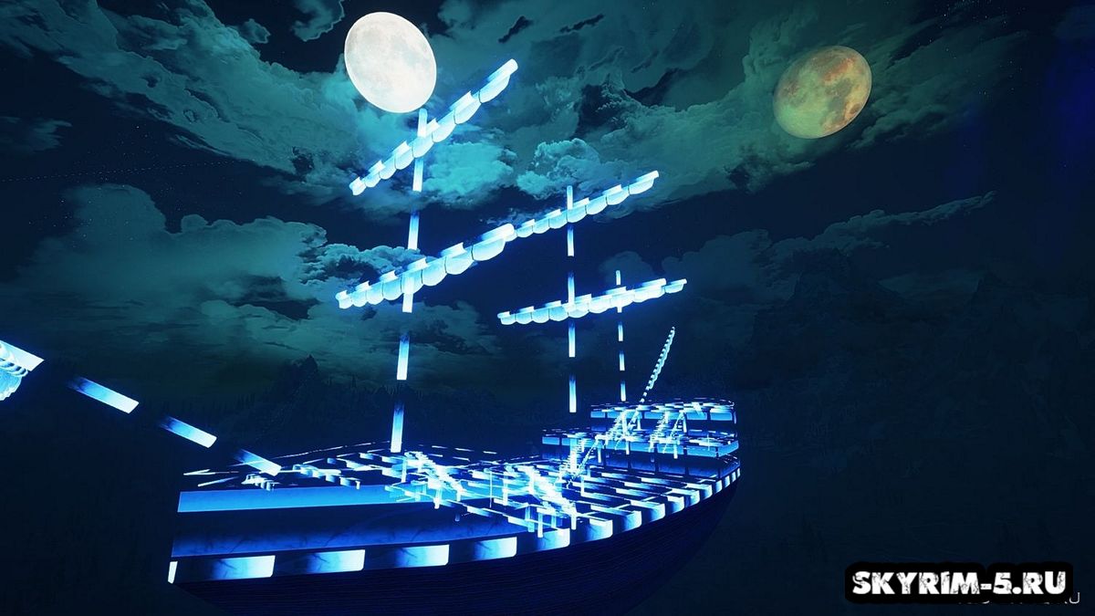 Ночной призрачный корабль